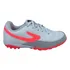 Chuteira Topper Para Society Titanium X Branco E Coral 40908
