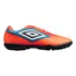 Chuteira Umbro Cannon Society Infantil Coral/azul