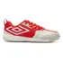 Chuteira Umbro Pro 5 Bump Inglaterra Branco Vermelho Salão