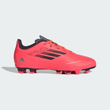 Chuteiras De Futebol adidas F50 Club Flexible Ground If1379 Cor Turbo / Aurora Black / Platinum Metallic Com Sola Fg Adequada Para Grama Natural Firme Sem Gênero Infantil 29 Br