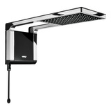 Chuveiro Elétrico De Parede Lorenzetti Acqua Ultra Storm Preto cromado 7800w 220v