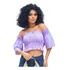 Ciganinha Sanfonada Manga Longa Flare Moda Verão Blogueira