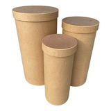 Cilindro Tubo Alto Mdf