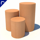 Cilindros Mdf Para Decoracao