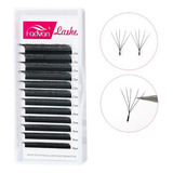 Cílios 5dw Fadvan Volume Egípcio Extensão De Cílios Cor Preto Mix 8 12