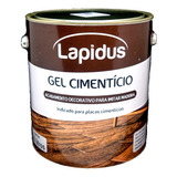 Cimentício Madeira Gel Envelhecedor Lapidus 3 6 L