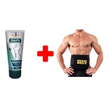 Cinta Redutora Queima Gordura Cross Fit + Gel Lipo Redutor 