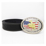 Cinto Country Masculino Couro