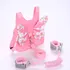 Cinto De Segurança/mochila/pulseira Para Crianças Cor Rosa Animais