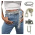 Cinto Feminino Corrente Com Strass Cristal Brilhante - Hl-38