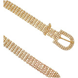Cinto Feminino Corrente Strass