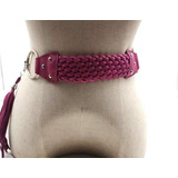 Cinto Feminino Trancado Couro