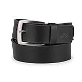 Cinto Masculino C Regulagem De Tamanho 100  Couro Legítimo  M  SERVE CALÇA 42 44   PRETO 
