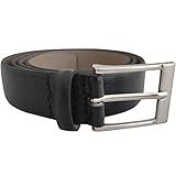 CINTO MASCULINO COURO SOCIAL FASOLO 32mm T135 Cor Preto Tamanho 115