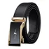 Cinto Williampolo 100% Couro Luxuoso Cinto Social Ajustavel Cor Dourado Lx1 Desenho Do Tecido Liso Tamanho 125