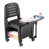 Cirandinha Cadeira Manicure Assento Com Mesa Completa Dompel