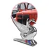 Cisne Cromado Capo Caminhão Mb Ford Scania Base Reta Com Luz