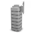 Cisterna Vertical Modular 1050 Litros  Sem Filtro Ctmk Cor Cinza