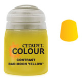 Citadel Colour Contrast Paints Bad Moon Yellow Tinta Amarelo