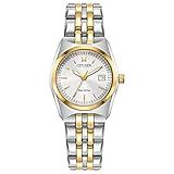 Citizen Relógios Eco-drive Dress/classic Corso Branco Tamanho único, Dois Tons E Branco, One Size, Vestido Eco-drive/corso Clássico