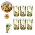 Cj 6 Copos Altos Cristal Palm Tree Handpaint 330 Ml 28149