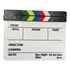 Claquete Cinema Profissional Branca Videos Gavação Set