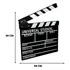 Claquete De Cinema Hollywood Ou Decoração Youtube 30x28cm