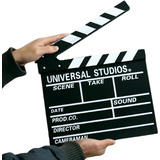 Claquete Madeira Grande Universal Studios Cinema Videos 30cm