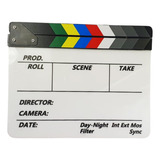 Claquete Profissional Acrilico Cinema