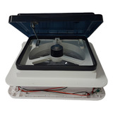 Claraboia Manual Com Exaustor E Led 12v   Motorhome