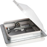 Claraboia Para Motorhome Com Mosquiteiro E Exaustor 12v