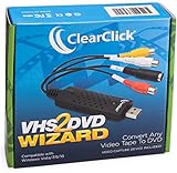 Clearclick Assistente De Vhs Para Dvd Com Grabber De Vídeo Usb E Suporte Técnico Gratuito Dos Eua