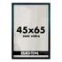Clic Store Moldura 45x65 Quadro Decorativo Vidro Poster Cor Preto Liso