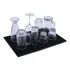 Clink Balcão Barman Pratos Tapete Escorredor Pratos Cor Preto 45cm X 30cm