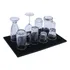 Clink Tapete Escorredor De Louça Silicone Bar Mat Padaria 45x30cm Cor Preto
