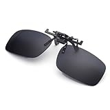 Clip On Para Oculos Lente Sobrepor Dirigir A Noite Bike Pesca Polarizado Proteção Uv400 (preto)
