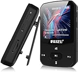 Clipe Mp3 Player Com Bluetooth 5.0, Mini Reprodutor De Música De Som Sem Perdas Com Rádio Fm Gravador De Voz Fones De Ouvido De Vídeo Para Corrida, Suporte Até 128 Gb (preto)