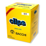 Clips De Papel Bacchi 8 0 Com 170 Unidades