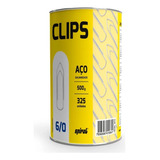Clips Para Papel Numero 6 0 Galvanizado Com 500g Prata Cor Prateado