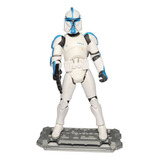 Clone Trooper Blue Lt. - Star Wars Clone Wars - Hasbro 2003