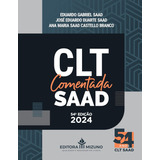 Clt Comentada Saad Capa Dura - Mizuno; 54ª Edição 