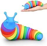 Cnll Fidget Slug  Brinquedo De Fidget Stretch Stretch Slug Articulado Impresso Em 3D  Brinquedos Sensoriais Para Autista  Slug Articulado Amigável   Brinquedo Fidget  Colorido 