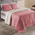 Coberdrom Casal Queen Size Cobertor Edredom Pele Carneiro Cor Rose