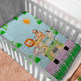 Cobertor Edredom Com Manta Para Berço Bebe Estampa Sublimada