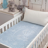 Cobertor Infantil Bebê Exclusive Colibri 0 80x1 10m Jolitex Cor Azul Elefante