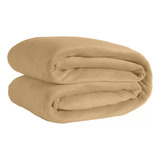 Cobertor Manta Microfibra Casal Queen Lisa 2 00m X 1 80m Premium Soft Veludo Bege Casa Laura Enxovais