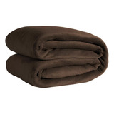 Cobertor Manta Microfibra Casal Queen Lisa Casa Laura Enxovais 2 00m X 1 80m Premium Soft Veludo Tabaco