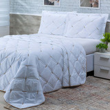 Cobre Leito Bordado Queen