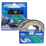 Cobreq Kit De Freio Para Honda Cg 160 Titan, Fan E Cargo 2018-2024 (combi Brake) - Pastilhas De Freio Dianteiras Orgânicas N1882 + Lonas De Freio Traseiras - Conjunto