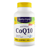 Coenzima Q-10 Coq-10 100mg 60caps Healthy Origins